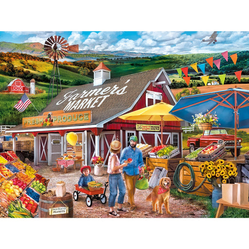 Family Time - Farm Fresh 400 Piece Jigsaw Puzzle - Just $14.99! Shop now at Retro Gaming of Denver