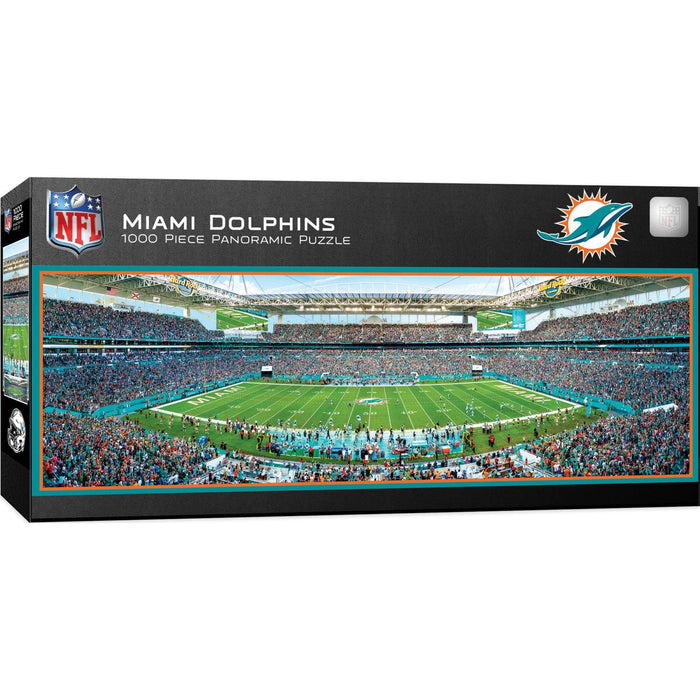 Miami Dolphins - 1000 Piece Panoramic Jigsaw Puzzle - for just $19.99! 