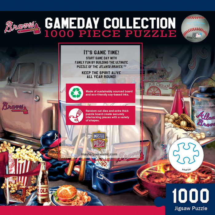 Atlanta Braves - Gameday 1000 Piece Jigsaw Puzzle - Just $19.99! Shop now at Retro Gaming of Denver