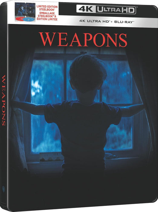 Weapons - Limited Edition Steelbook (4K Ultra HD + Blu-ray) - for just $47.99! 