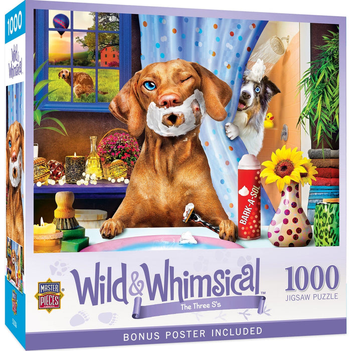 Wild & Whimsical - The Three S's 1000 Piece Jigsaw Puzzle - for just $12.99! 