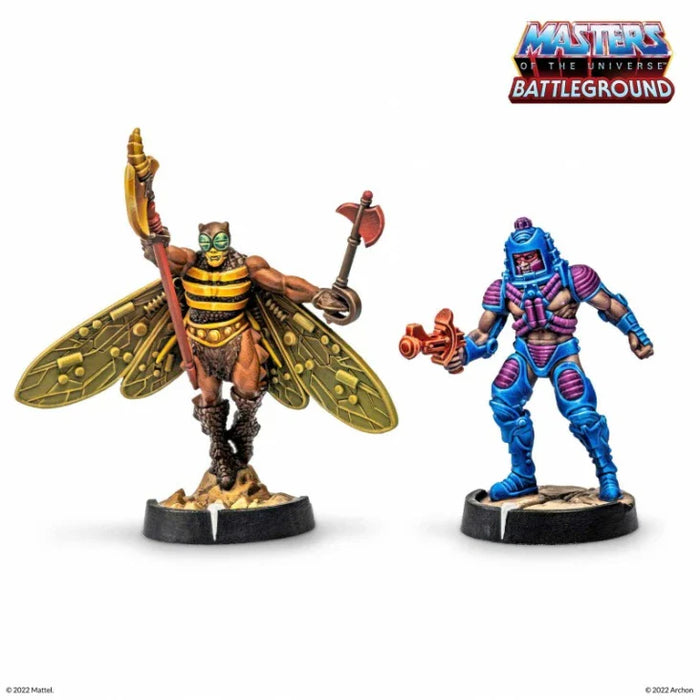 Masters of the Universe: Battleground - Wave 3 - Man-E-Faces & Buzz-Off - for just $24.99! 