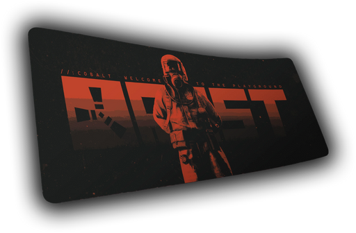 "Welcome to Rust" — Rust Deskmat - for just $59.95! 