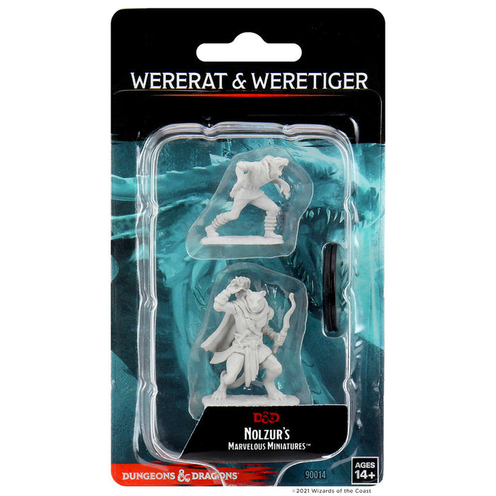 D&D: Nolzur's Marvelous Miniatures - Wererat & Weretiger - for just $5.99! 
