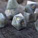 Werewolf Labradorite "Moonstone" Stone Dice Set - Just $89.99! Shop now at Retro Gaming of Denver