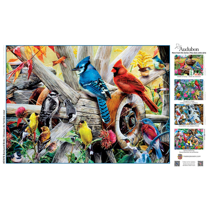 Audubon - Backyard Birds 1000 Piece Jigsaw Puzzle - Just $16.99! Shop now at Retro Gaming of Denver