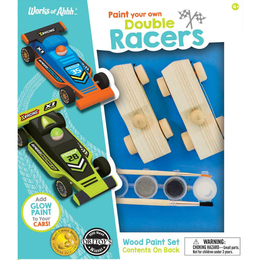 Double Racers Wood Craft & Paint Kit - for just $19.99! 