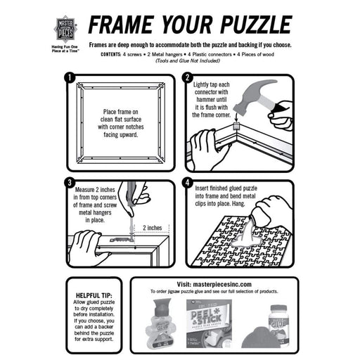 Wood Panoramic Jigsaw Puzzle Frame - 13" x 39" - for just $29.99! 