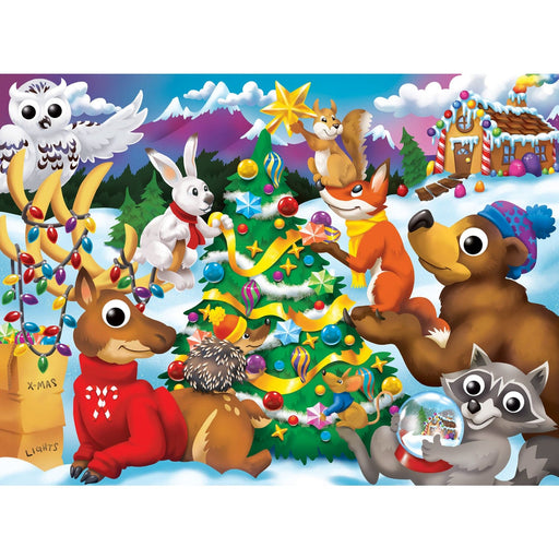 Googly Eyes - Around the Christmas Tree 48 Piece Jigsaw Puzzle - for just $12.99! 