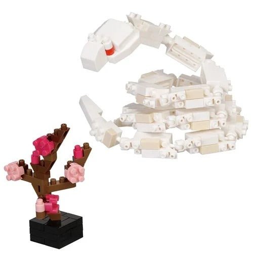 White Snake Reptilia Nanoblock Mini Collection Series Constructible Figure - for just $9.23! 