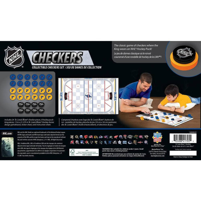 St. Louis Blues Checkers Board Game - for just $19.99! 