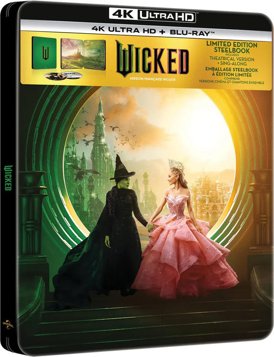 Wicked - Limited Edition Steelbook (4K Ultra HD + Blu-ray) - for just $41.99! 
