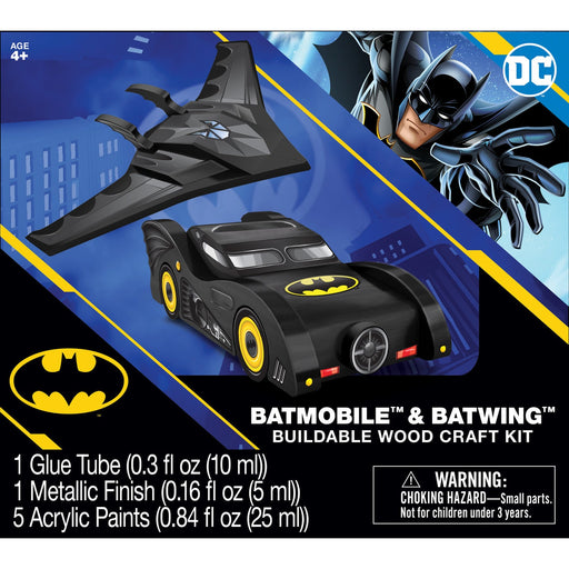 Batman - Batmobile & Batwing Wood Craft Kit - Just $16.99! Shop now at Retro Gaming of Denver