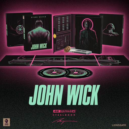 John Wick - Titans of Cult Steelbook (4K Ultra HD + Blu-ray + Digital) - for just $36.99! 