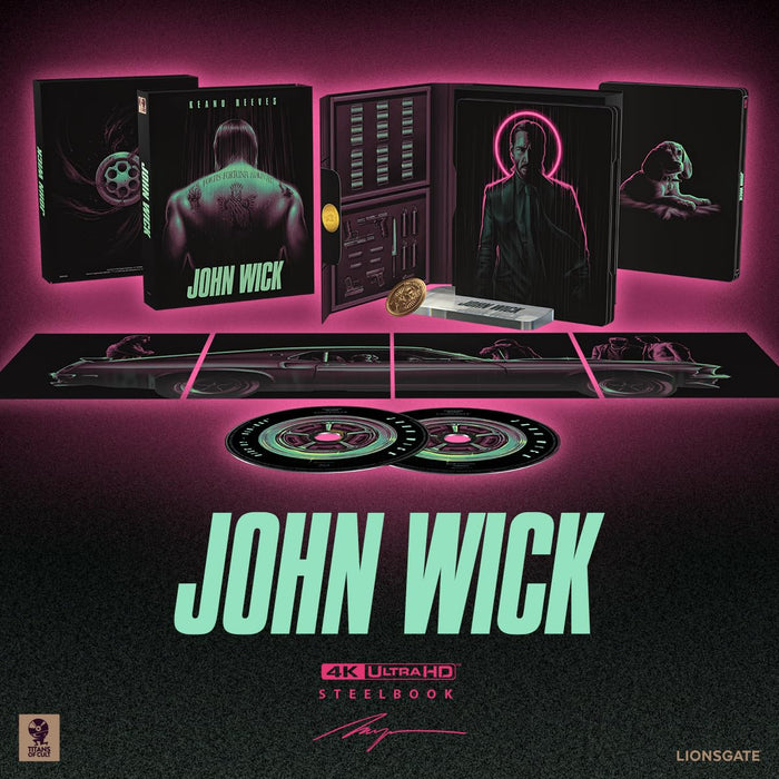 John Wick - Titans of Cult Steelbook (4K Ultra HD + Blu-ray + Digital) - for just $36.99! 