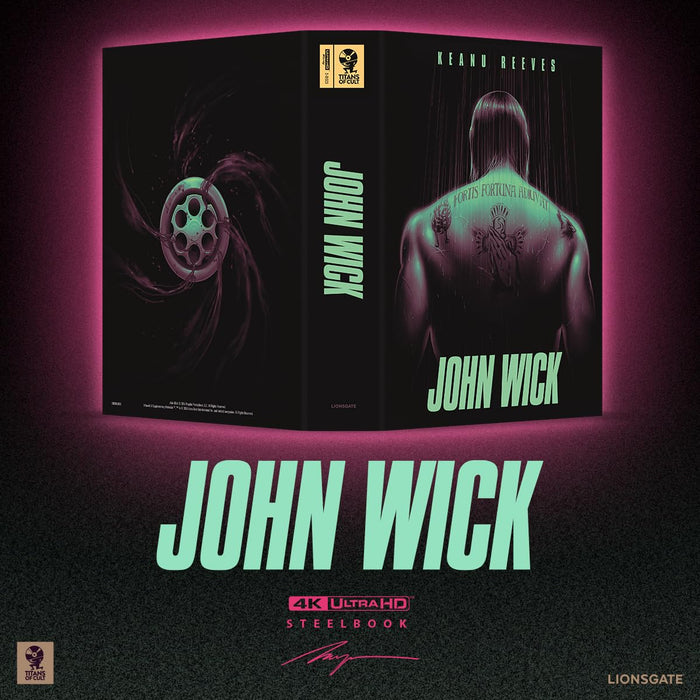 John Wick - Titans of Cult Steelbook (4K Ultra HD + Blu-ray + Digital) - for just $36.99! 