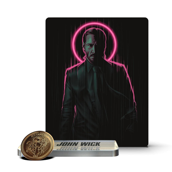 John Wick - Titans of Cult Steelbook (4K Ultra HD + Blu-ray + Digital) - for just $36.99! 