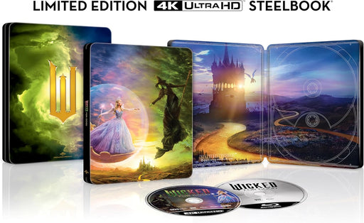 Wicked: For Good - Limited Edition Steelbook (4K Ultra HD + Blu-ray) - for just $30.99! 