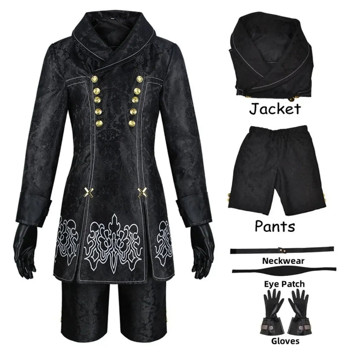 NieR: Automata 9S & 2B Cosplay Costume with Wig and Accessories - for just $35.95! 