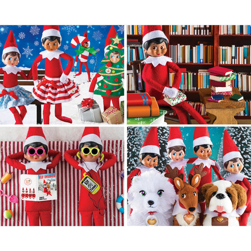 Elf on the Shelf 4-Pack 100 Piece Jigsaw Puzzles - V1 - Just $14.99! Shop now at Retro Gaming of Denver