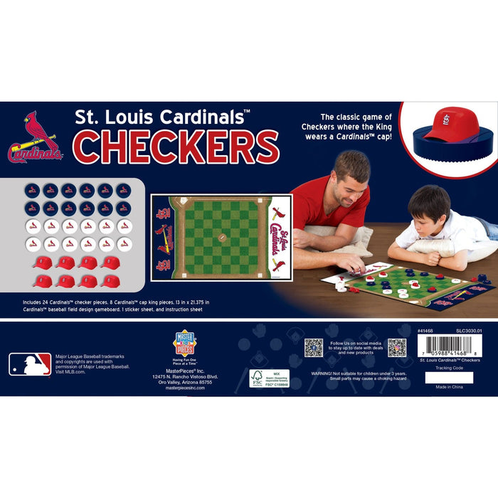 St. Louis Cardinals Checkers Board Game - for just $19.99! 