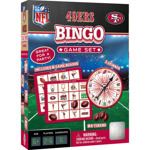 San Francisco 49ers Bingo Game - Just $9.99! Shop now at Retro Gaming of Denver