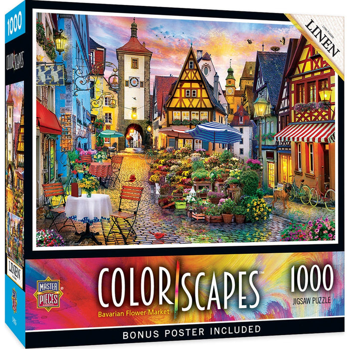 Colorscapes - Bavarian Flower Market 1000 Piece Jigsaw Puzzle - for just $16.99! 