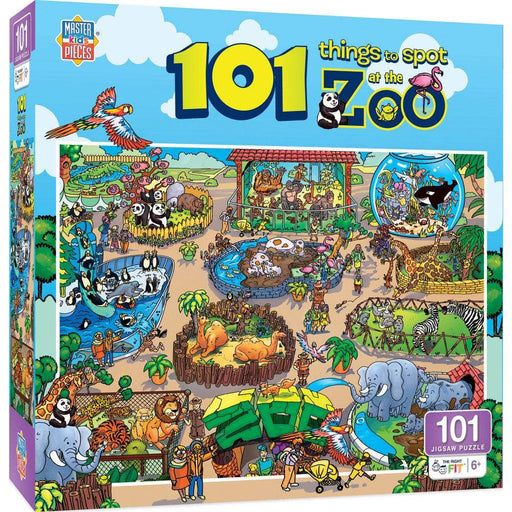 101 Things to Spot at the Zoo - 101 Piece Jigsaw Puzzle - for just $12.99! 