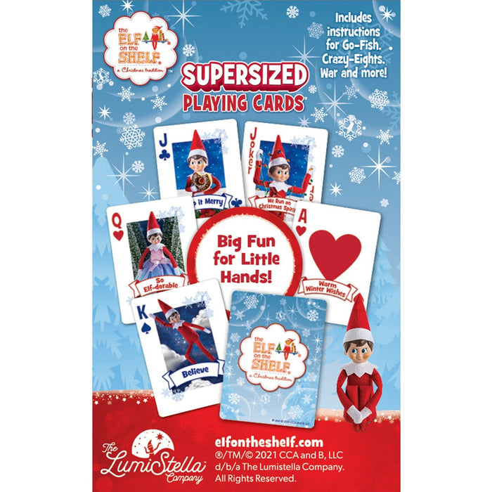 Elf on the Shelf Jumbo Playing Cards - for just $5.99! 