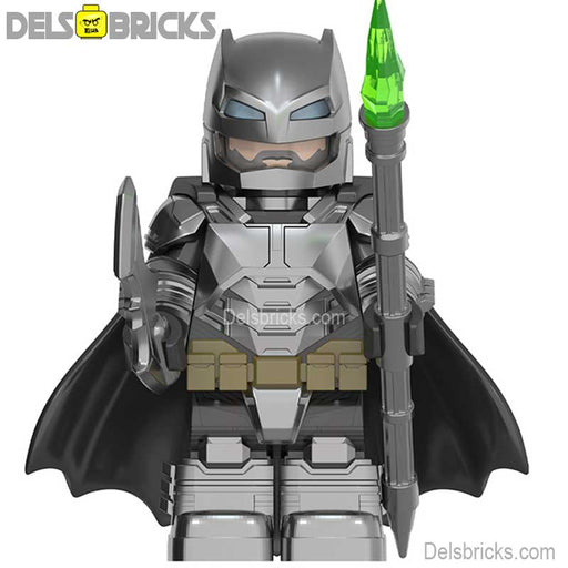 Armored Batman from Batman V Superman Lego Minifigures Custom toys Silver - Just $4.99! Shop now at Retro Gaming of Denver