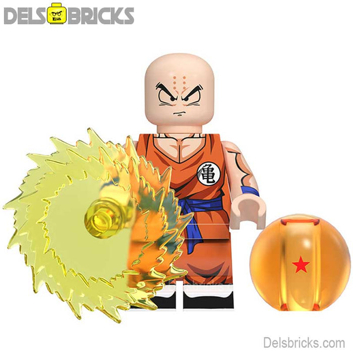 Krillin Dragon Ball Z Super Lego Minifigures Anime Custom Toys NEW - Just $4.99! Shop now at Retro Gaming of Denver