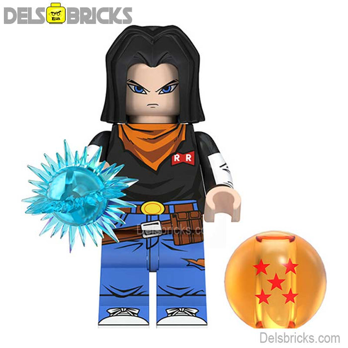 Android 17 Dragon Ball Z Super Lego Minifigures Anime Custom Toys - Just $4.99! Shop now at Retro Gaming of Denver