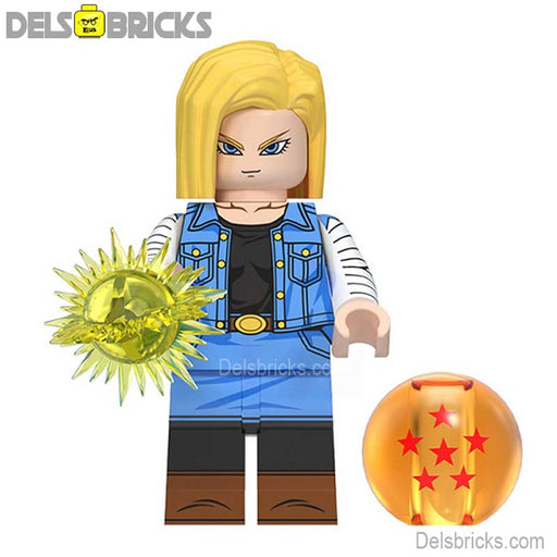 Android 18 Dragon Ball Z Super Lego Minifigures Anime Custom Toys - Just $4.99! Shop now at Retro Gaming of Denver