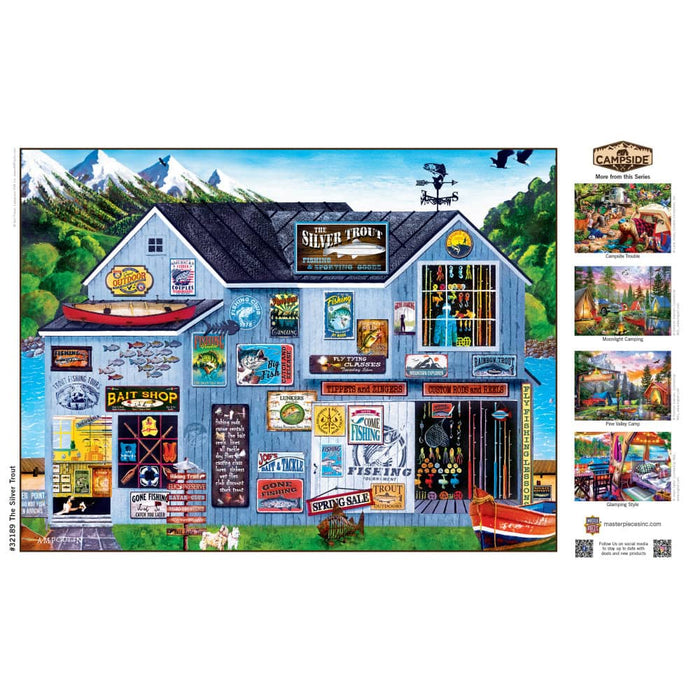 Campside - The Silver Trout 300 Piece EZ Grip Jigsaw Puzzle - for just $14.99! 