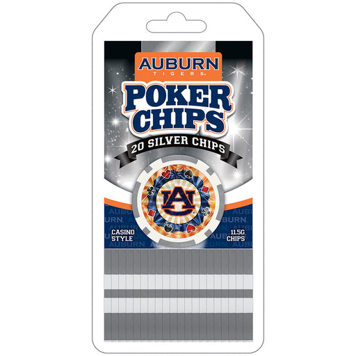 Auburn Tigers 20 Piece Poker Chips - Premium Poker Chips & Sets - Just $9.99! Shop now at Retro Gaming of Denver
