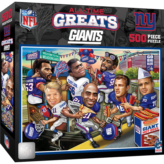 New York Giants - All Time Greats 500 Piece Jigsaw Puzzle - Just $19.99! Shop now at Retro Gaming of Denver