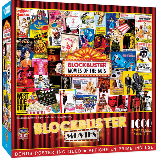 60's Blockbusters 1000 Piece Jigsaw Puzzle - Just $16.99! Shop now at Retro Gaming of Denver