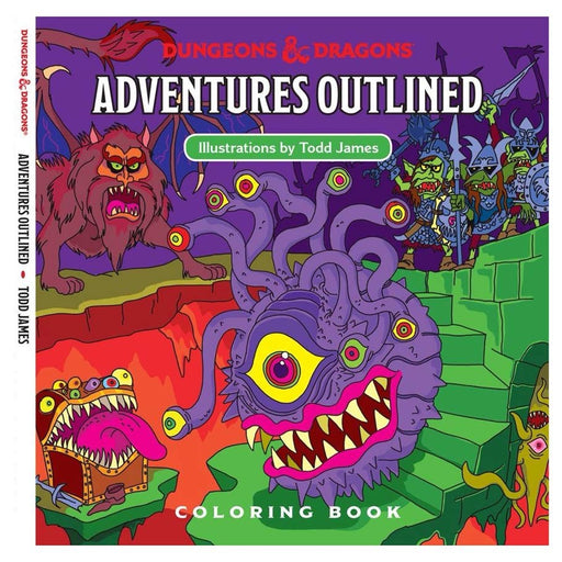 D&D: Adventures Outlined Coloring Book - for just $16.95! 