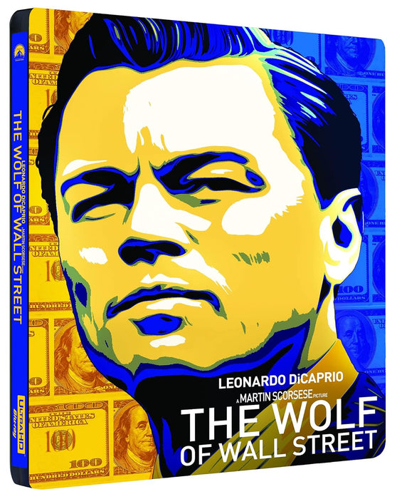 The Wolf of Wall Street - Limited Edition Steelbook (4K Ultra HD + Blu-ray + Digital) - for just $34.99! 