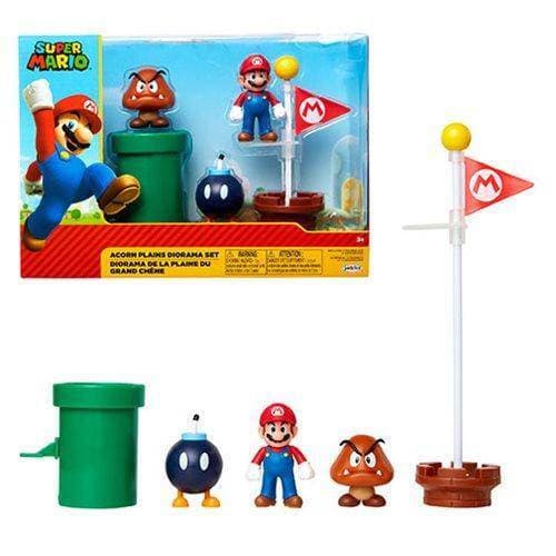 World of Nintendo 2 1/2" Acorn Plains Diorama Playset - for just $26.67! 