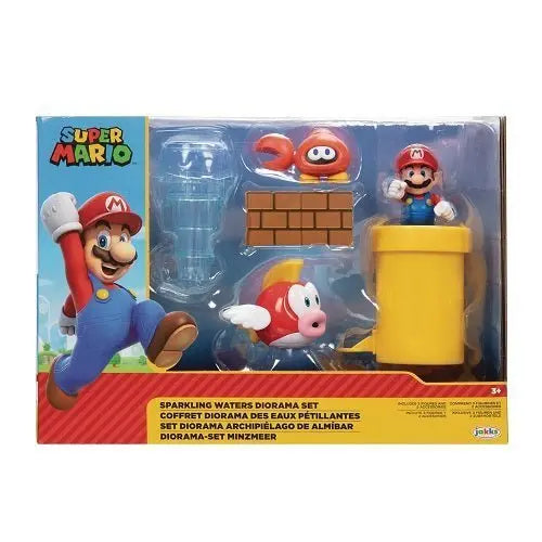 World of Nintendo 2 1/2" Sparkling Waters Diorama Set - for just $23.99! 