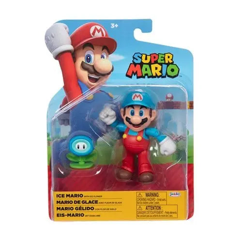 World of Nintendo 4" Action Figure - Ice Mario With Ice Flower - for just $15.67! 