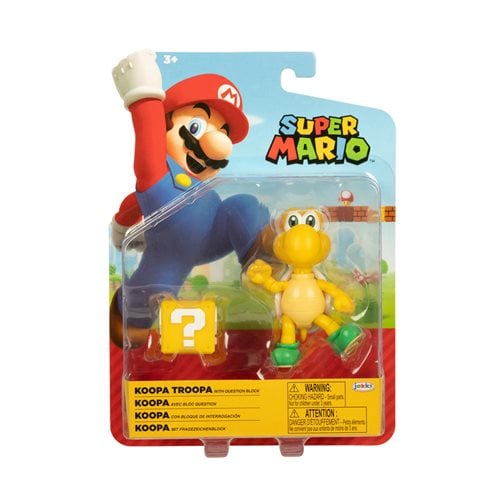 World of Nintendo 4" Action Figure - Koopa Troopa with Question Block - Just $16.99! Shop now at Retro Gaming of Denver