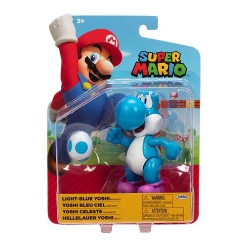 World of Nintendo 4" Action Figure - Light Blue Yoshi - Just $12.99! Shop now at Retro Gaming of Denver