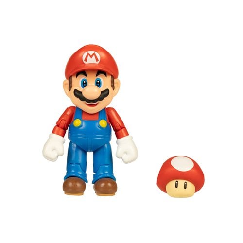 World of Nintendo 4" Action Figure - Mario with Super Mushroom - Just $16.99! Shop now at Retro Gaming of Denver