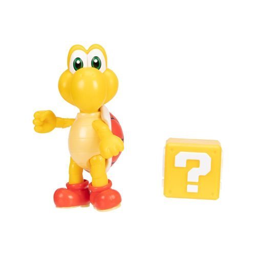 World of Nintendo 4" Action Figure - Red Koopa Troopa with Question Block - Just $12.79! Shop now at Retro Gaming of Denver