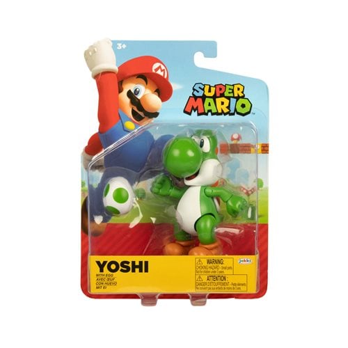 World of Nintendo 4" Action Figure - Yoshi with Egg - for just $15.67! 