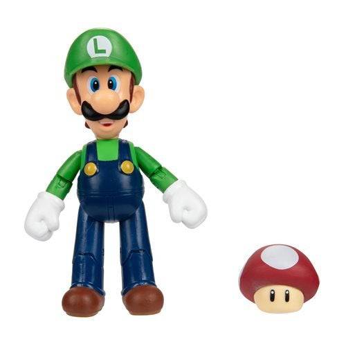 World of Nintendo 4 Inch Action Figure - Luigi with Super Mushroom - Just $18.25! Shop now at Retro Gaming of Denver