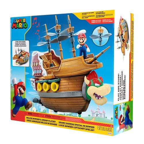 World of Nintendo Super Mario Bowser's Ship Deluxe Playset - Just $45.99! Shop now at Retro Gaming of Denver