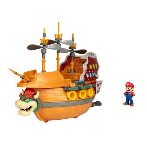 World of Nintendo Super Mario Bowser's Ship Deluxe Playset - Just $45.99! Shop now at Retro Gaming of Denver